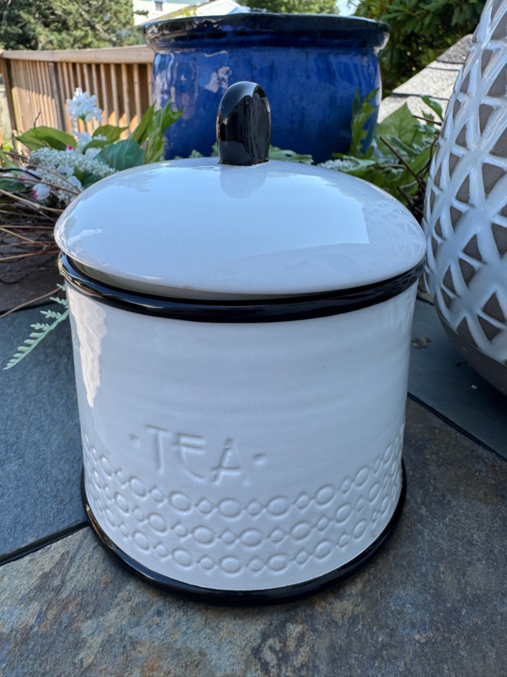 Ceramic Tea Canister - Picture 6 of 13